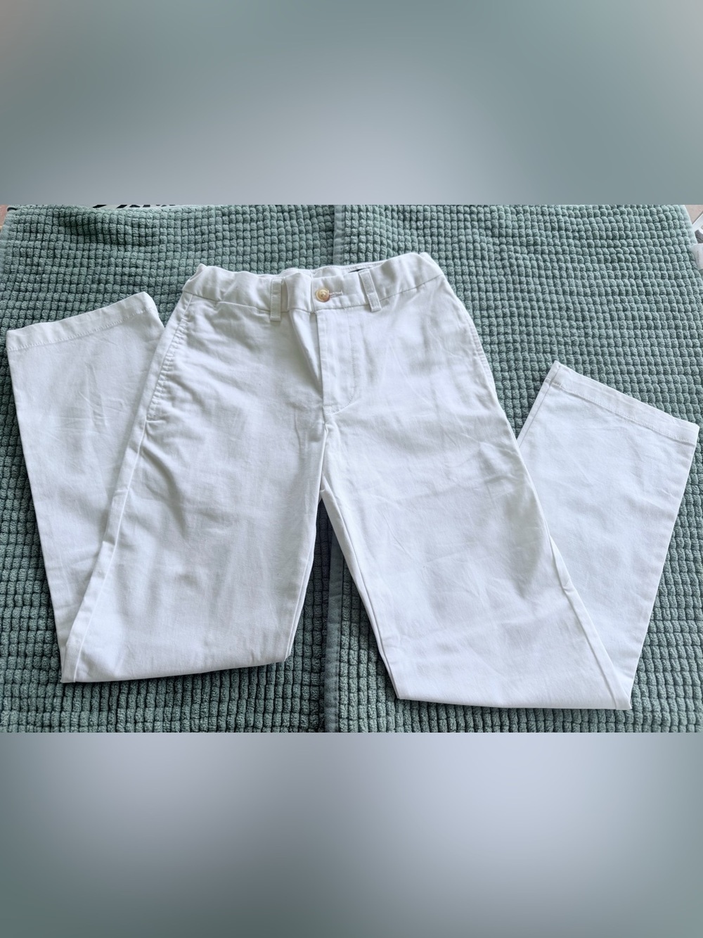 Polo Ralph Lauren White Straight Leg Pants Boys Size 8